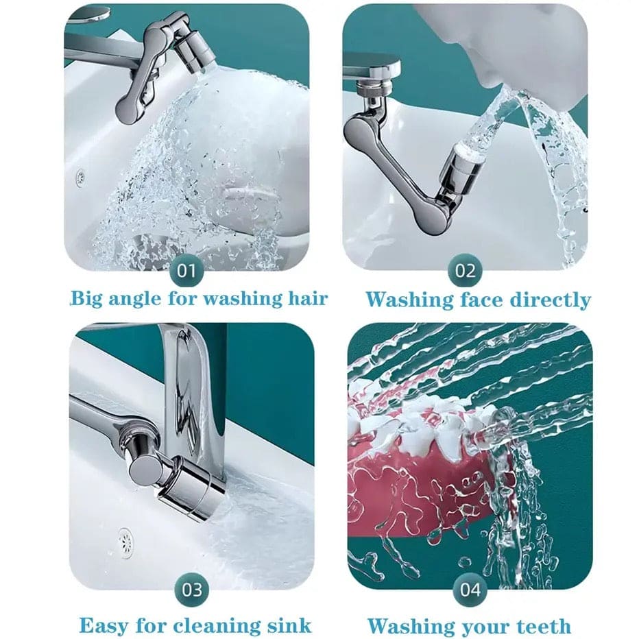 360 Robotic Arm Faucet Sprayer, Universal Rotation Faucet Sprayer, Faucets Aerator Bubbler Nozzle, Sink Face Wash Attachment, Aerator Bathroom Kitchen Sink Faucet Sprayer, Multifunctional Extension Faucet Aerator for Bathroom Kitchen Sink 360 Robotic Arm Faucet Sprayer, Universal Rotation Faucet Sprayer, Faucets Aerator Bubbler Nozzle, Sink Face Wash Attachment, Aerator Bathroom Kitchen Sink Faucet Sprayer, Multifunctional Extension Faucet Aerator for Bathroom Kitchen Sink